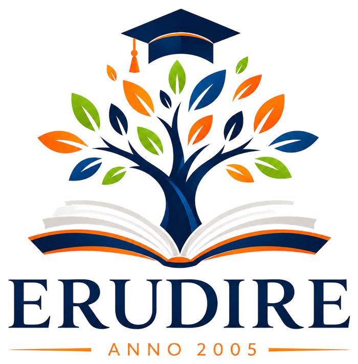 Erudire, n. o. — logo, strom rastúci z otvorenej knihy